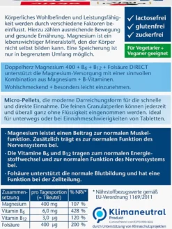 Magnesium 400 direct (40 Portionsbeutel)