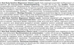 Magnesium Liquid Tropical (20x25ml)