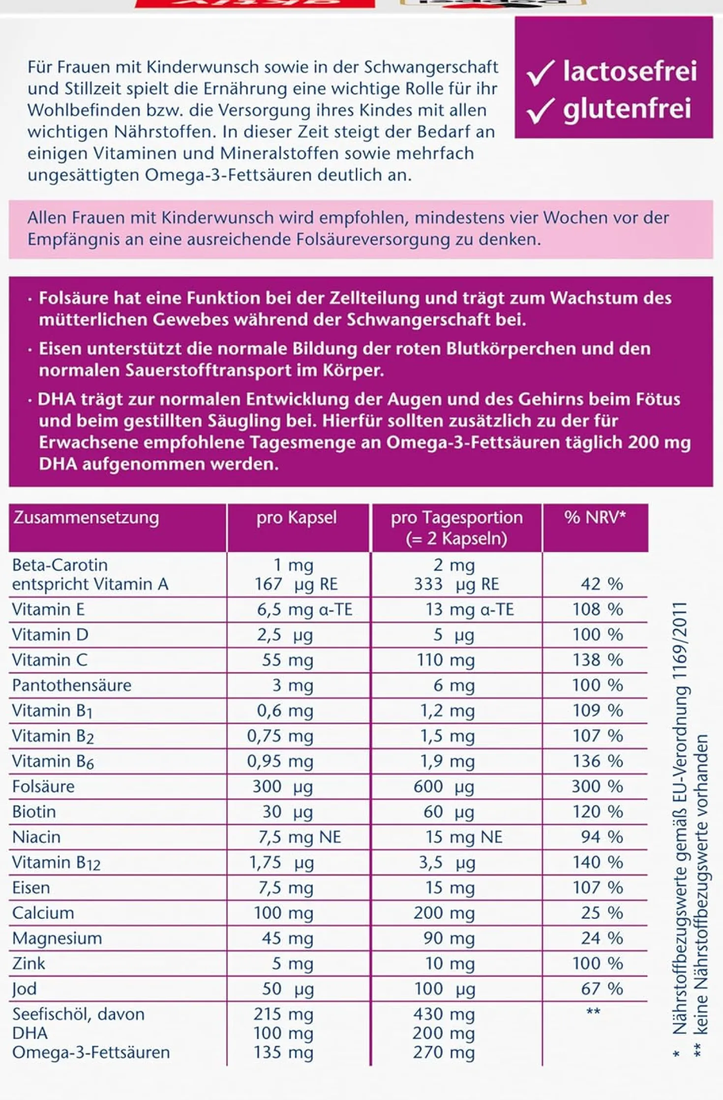 Mama plus+ (120 Kapseln)