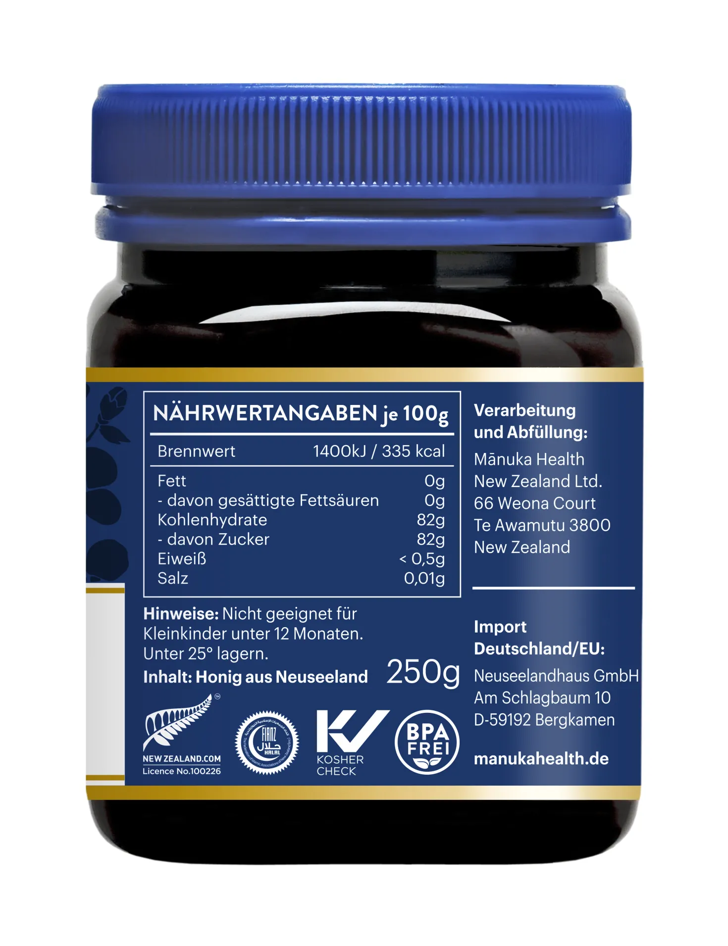 Manuka Honig MGO 100+ (250g)