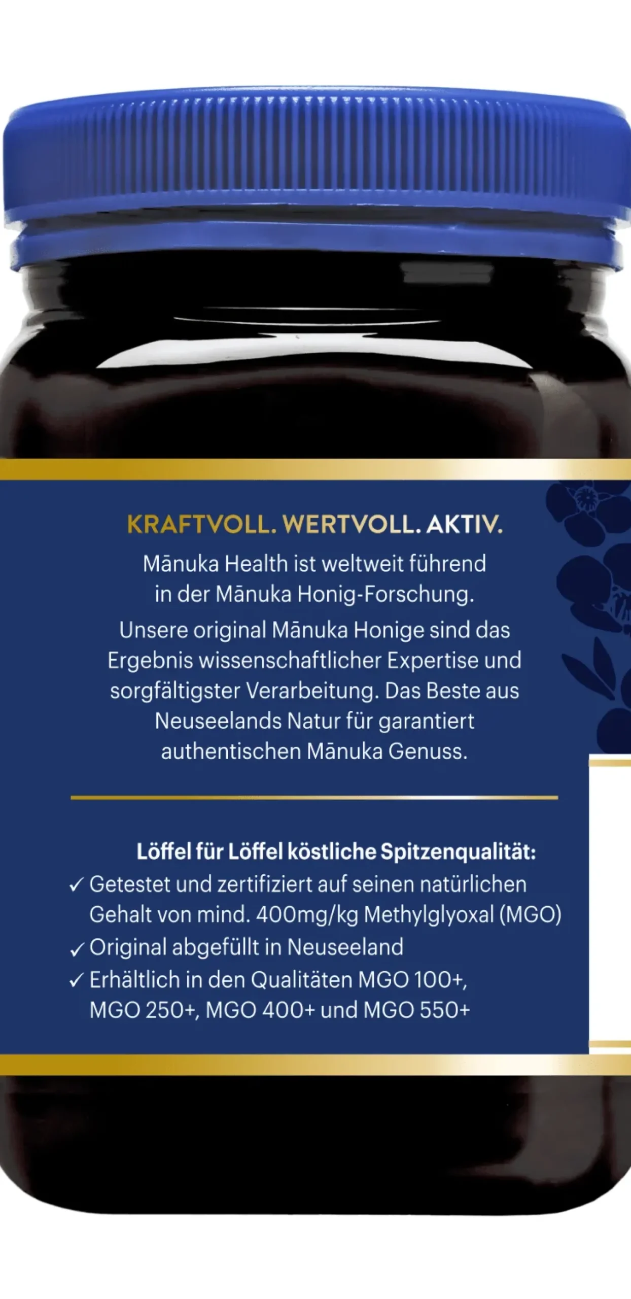 Manuka Honig MGO 400+ (500g)