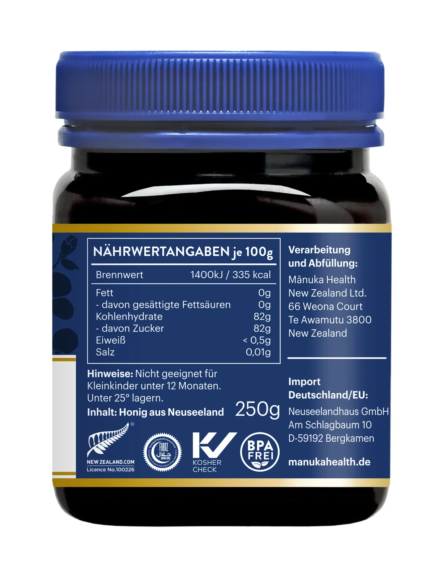 Manuka Honig MGO 550+ (250g)