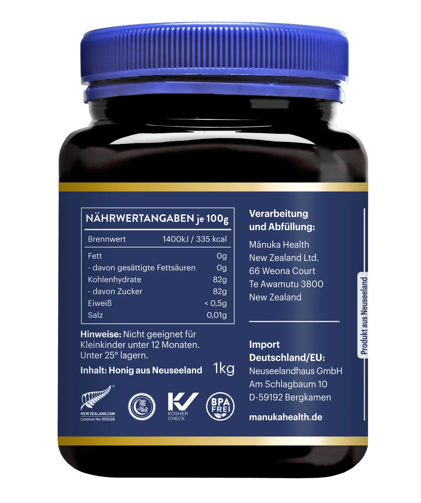 Manuka Honig MGO 100+ (1000g)