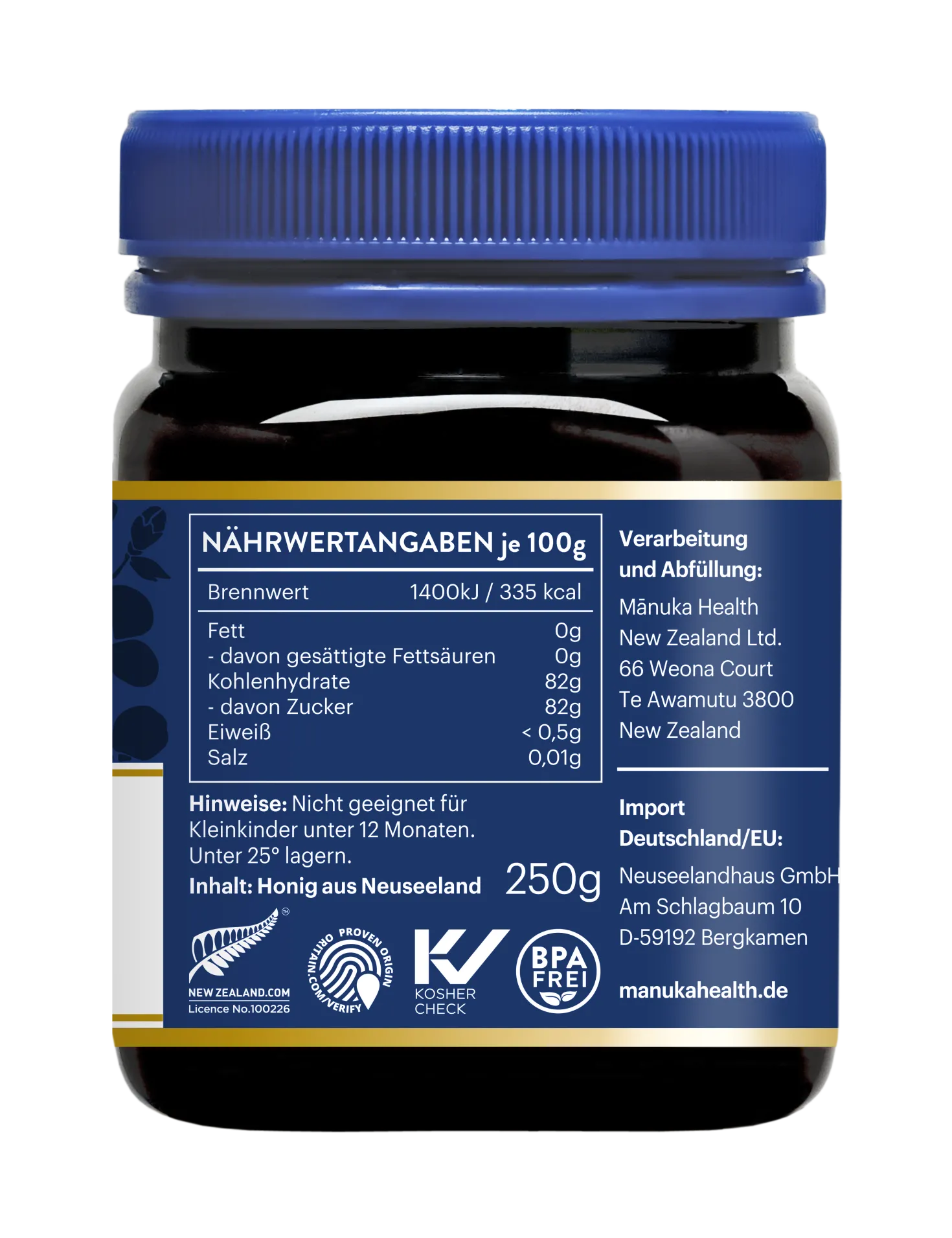 Manuka Honig MGO 850+ (250g)