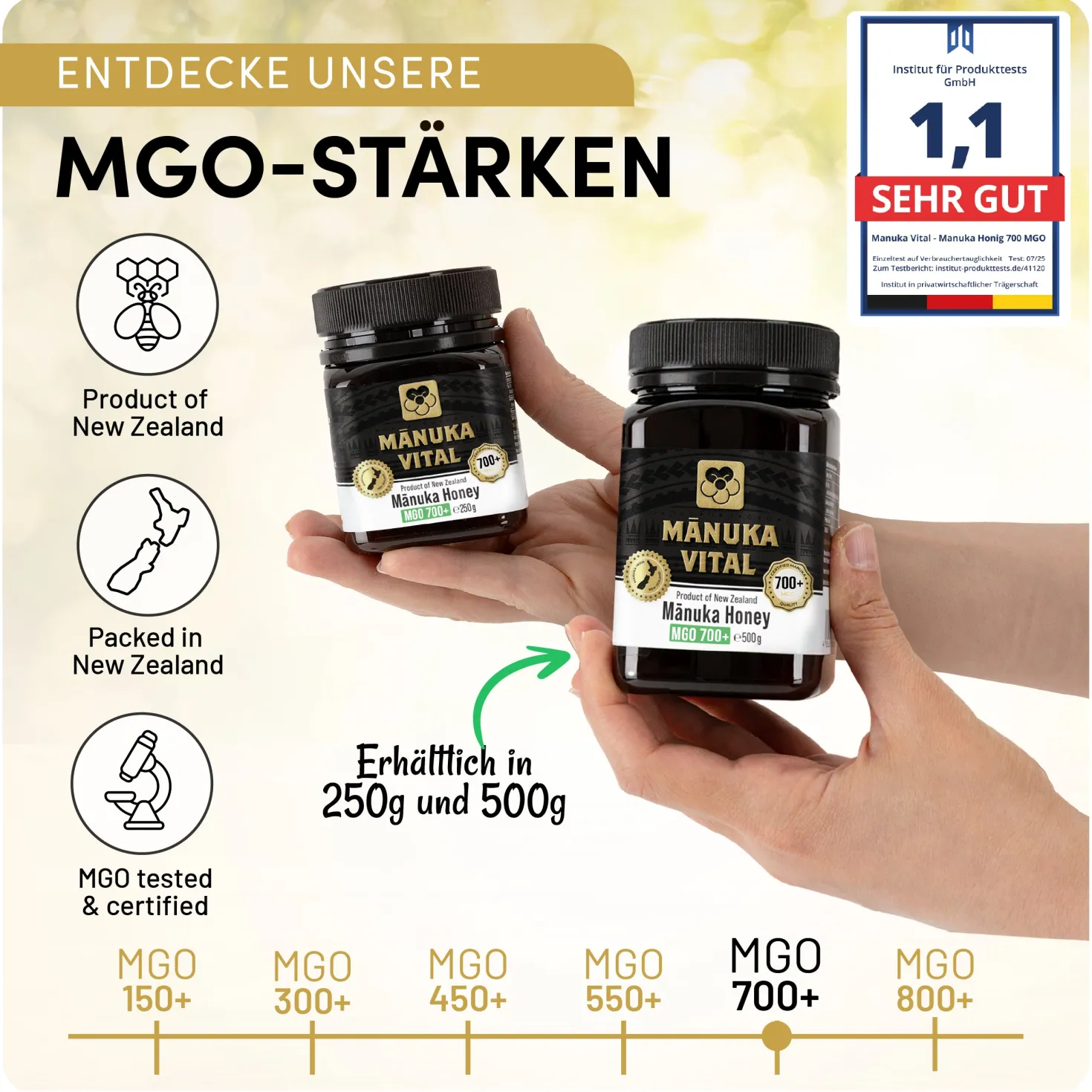 Manuka Vital Honig MGO 700+ (250g)
