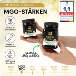 Manuka Vital Honig MGO 300+ (250g)