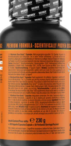 Maximum Krea-Genic (200 Kapseln)