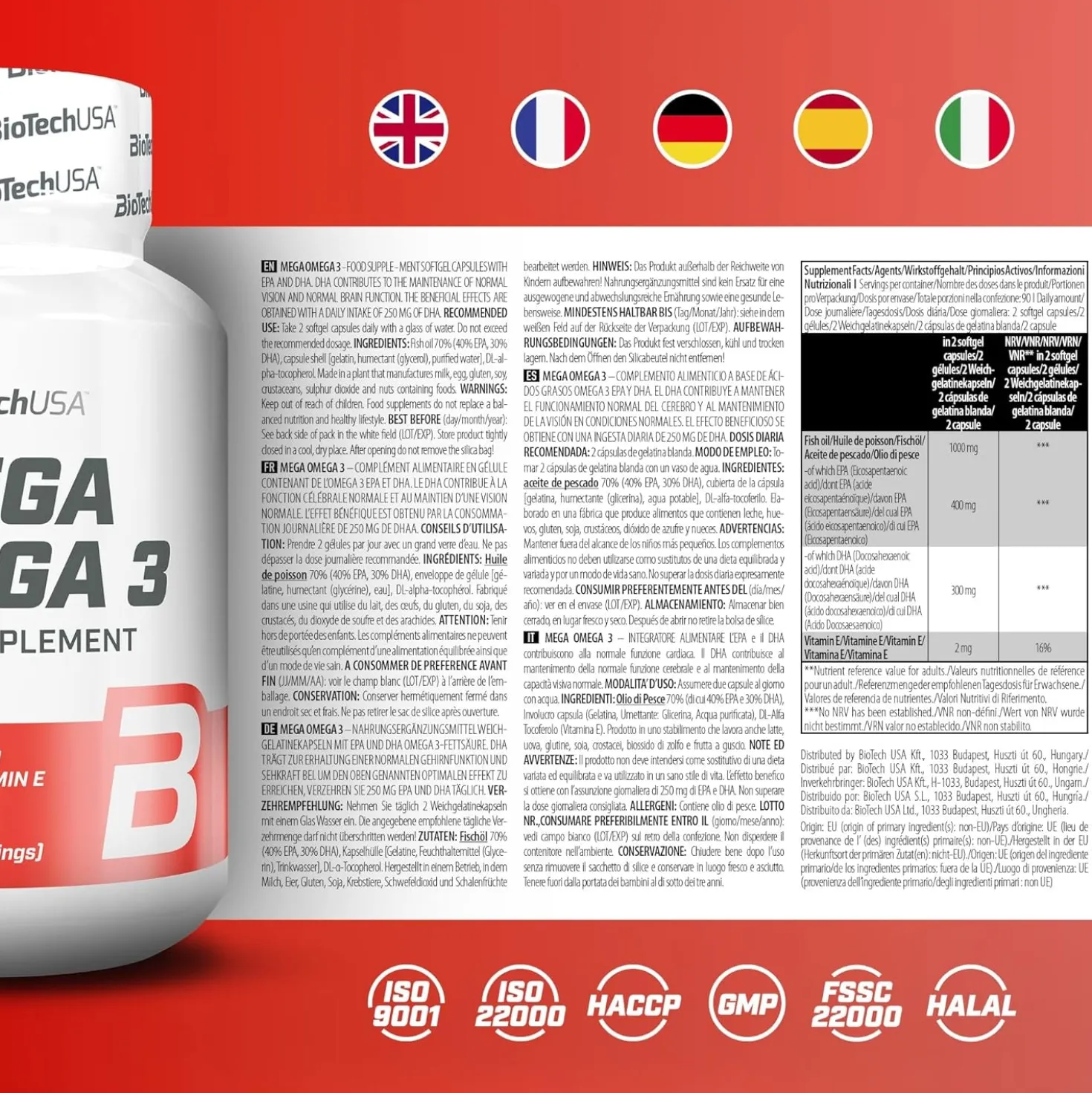 Mega Omega 3 (90 Kapseln)
