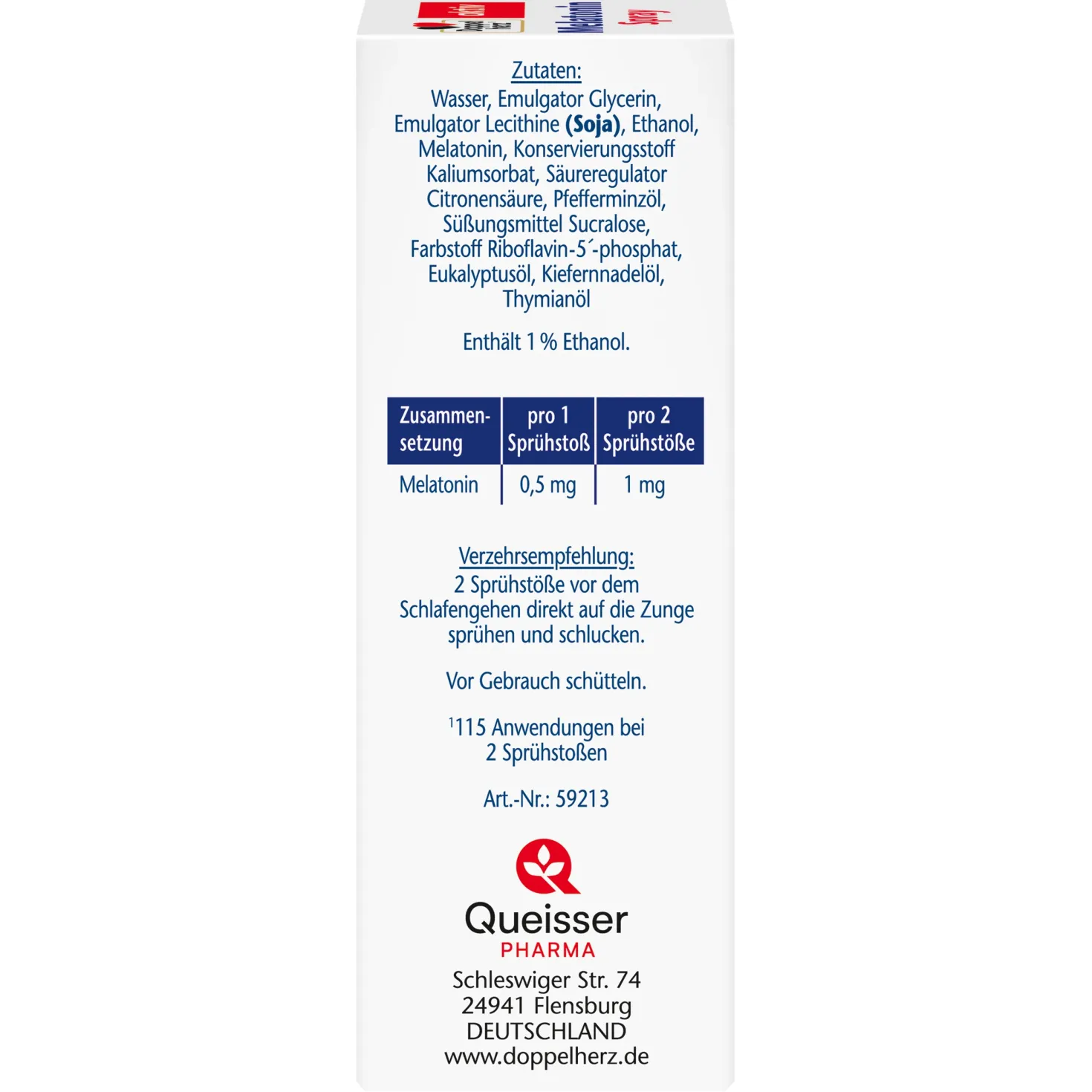 Melatonin Spray (30ml)