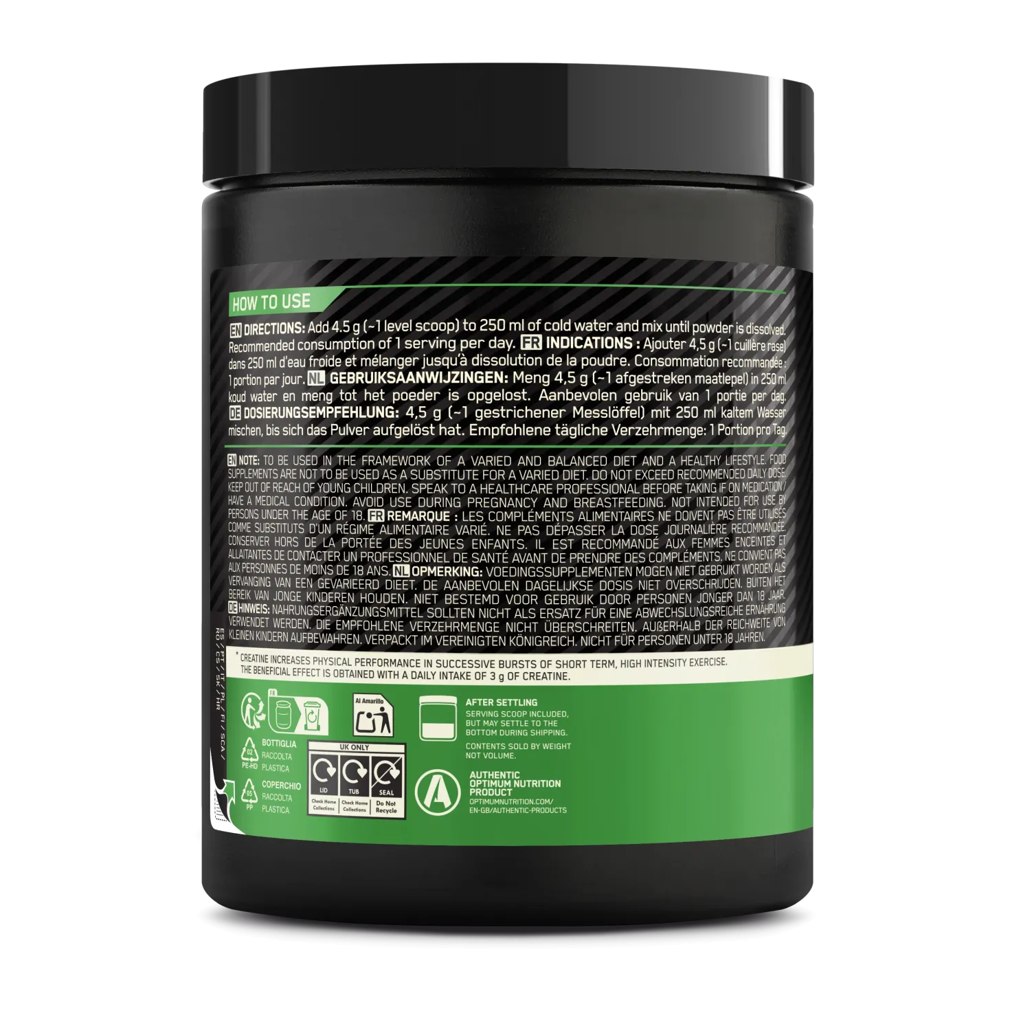 Micronised Creatine Powder Flavored (360g)