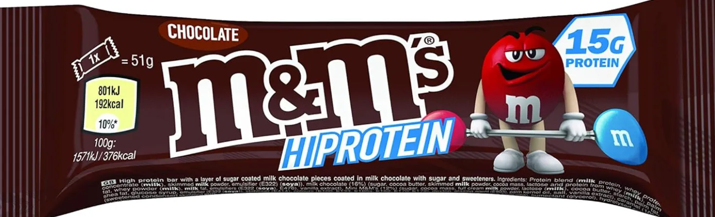 M&M's Hi-Protein Bar (12x51g)