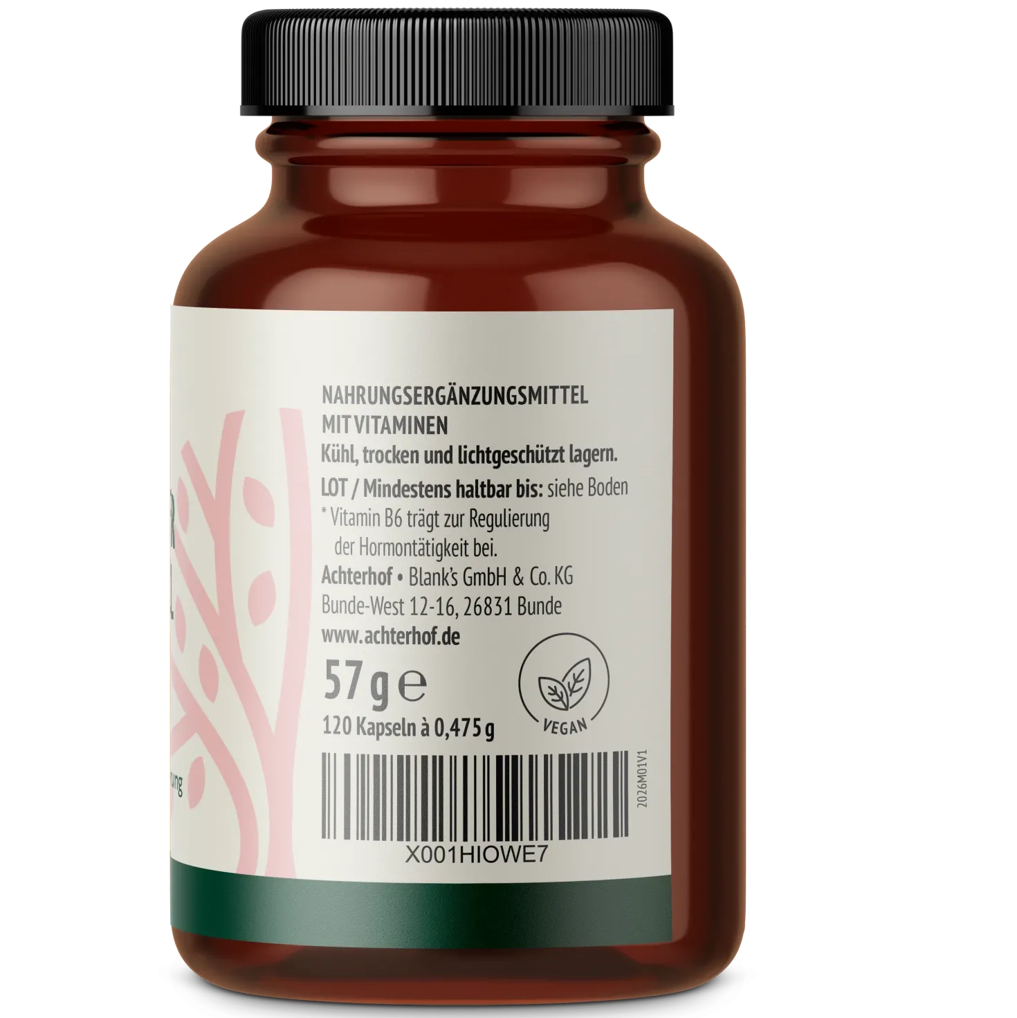 Mönchspfeffer + Yamswurzel Kapseln (120 Kapseln)