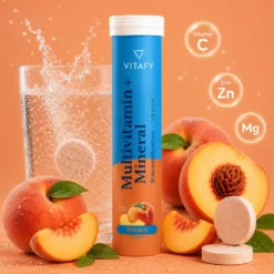 Multivitamin + Mineral - Pfirsich (20 Brausetabletten)