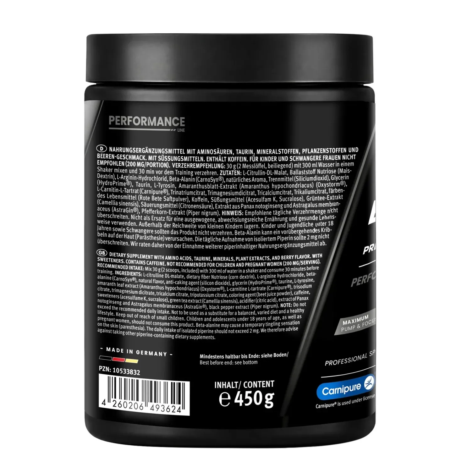 Muscle Booster 2.0 Mixed Berry (450g)