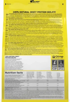 100% Natural Whey Protein Isolate (600g)