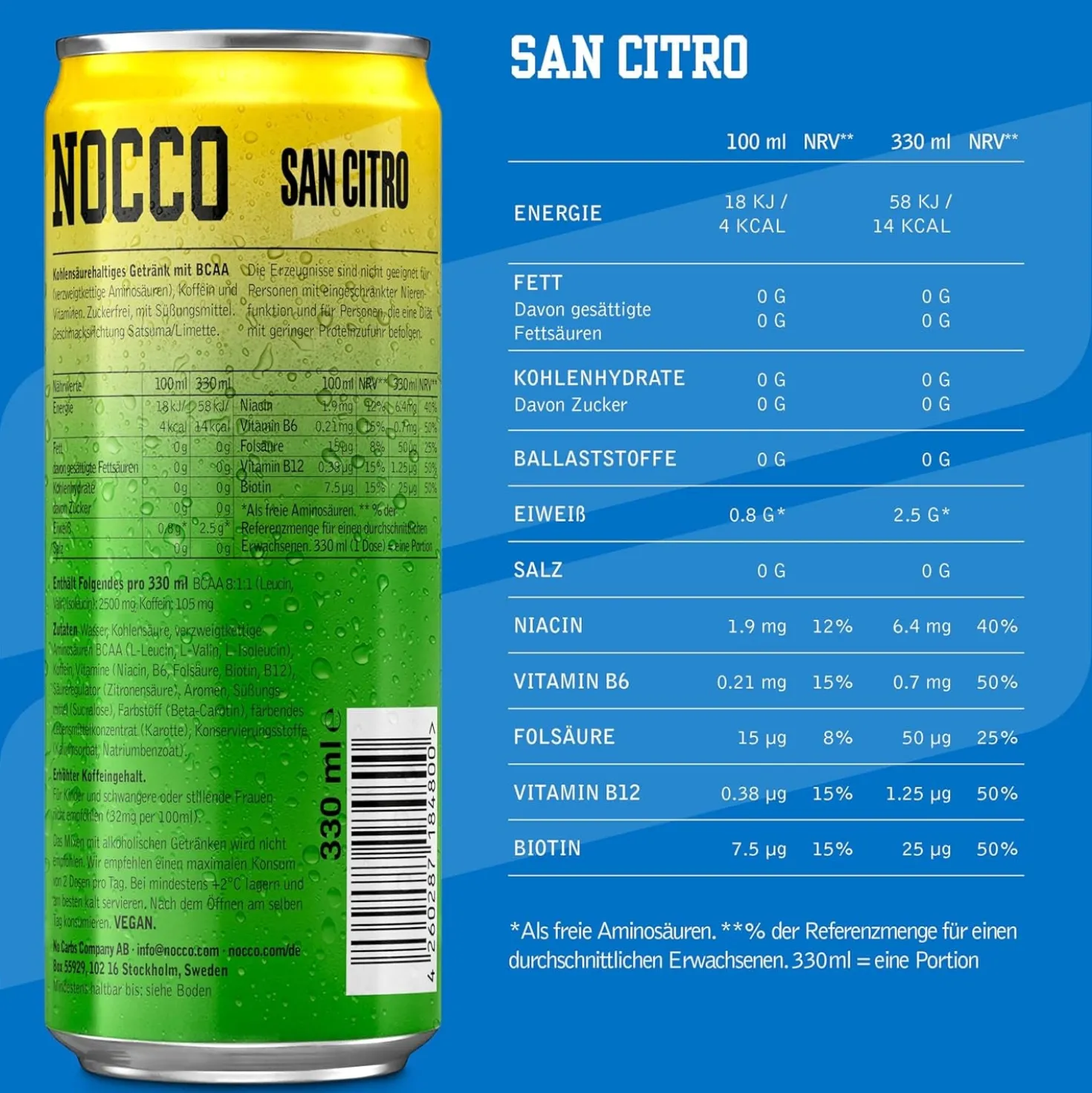 Nocco BCAA (330ml)
