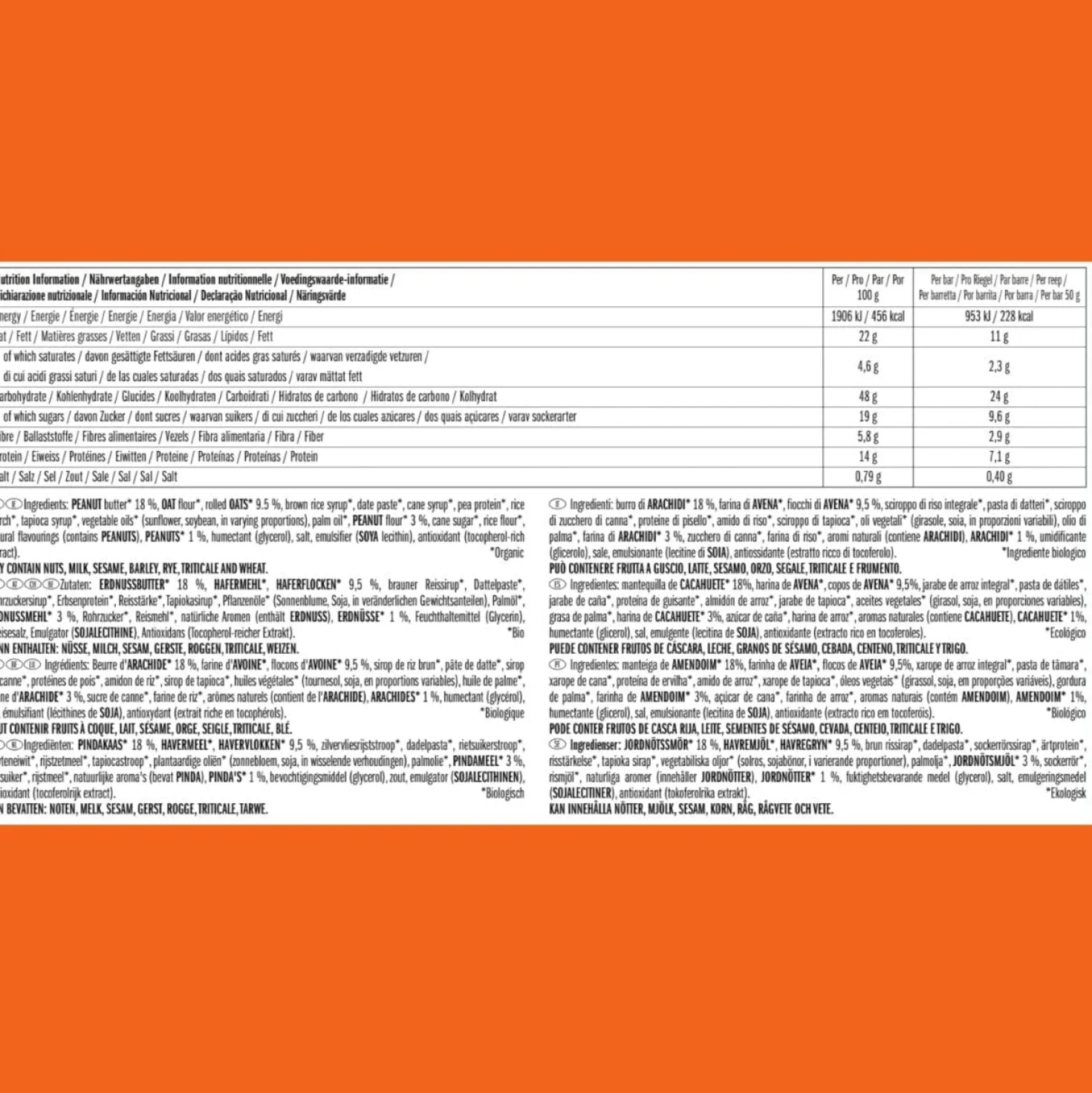 Nut Butter Filled Bar bio (12x50g)