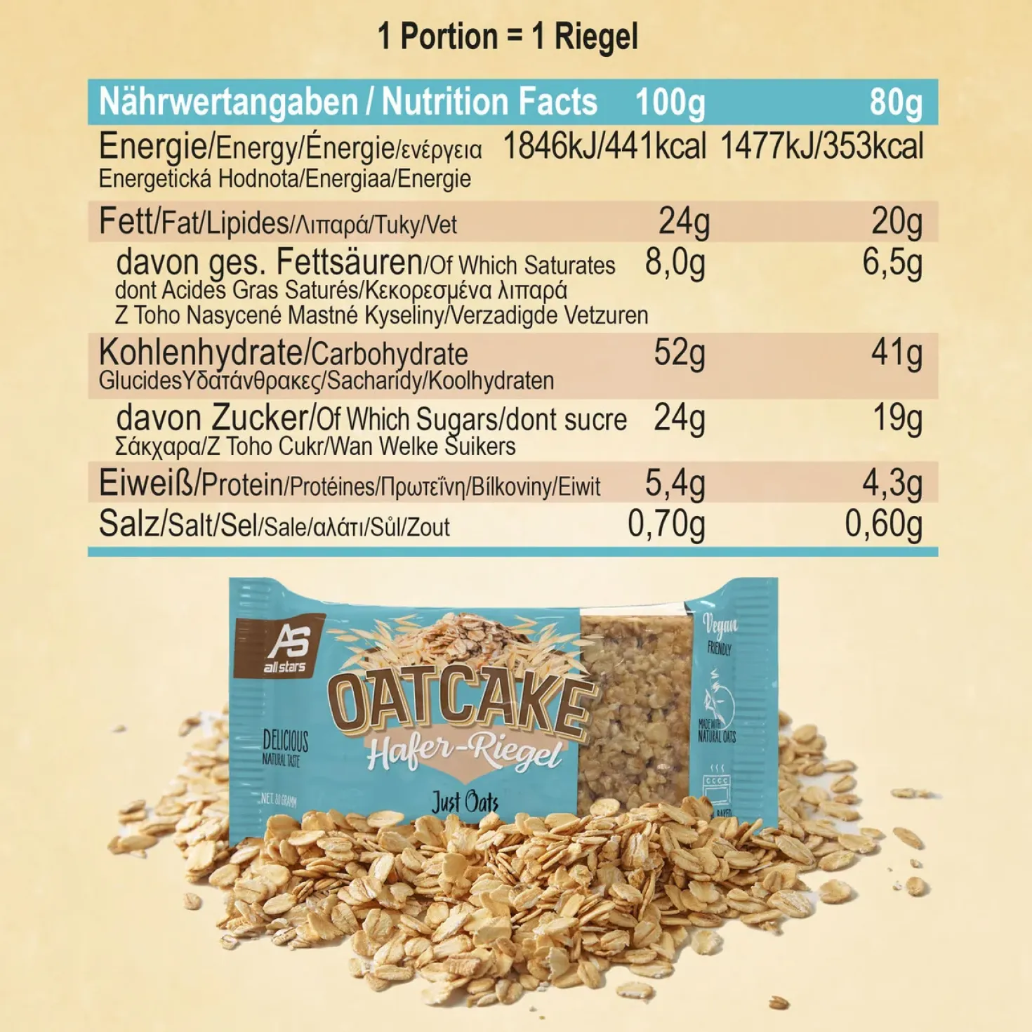 Oatcake (12x80g)