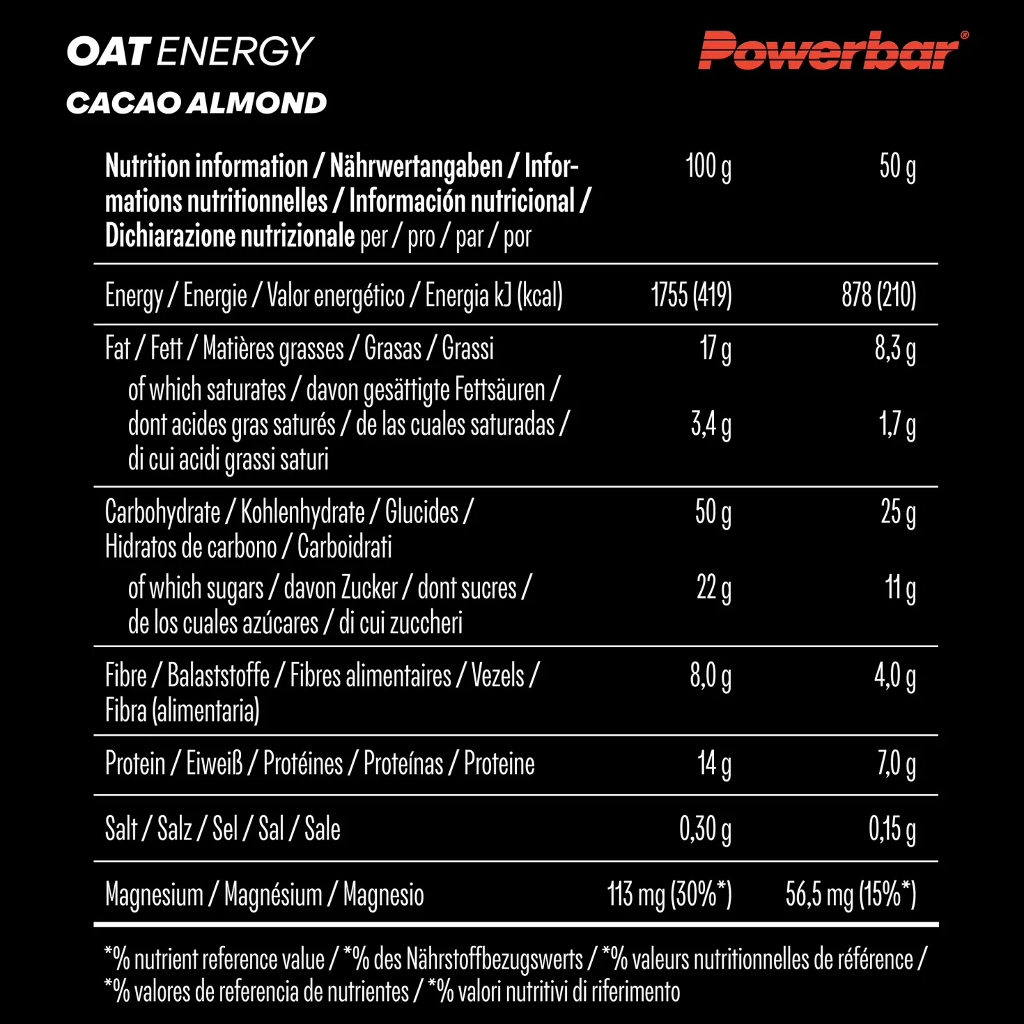 Oat Energy (15x50g)