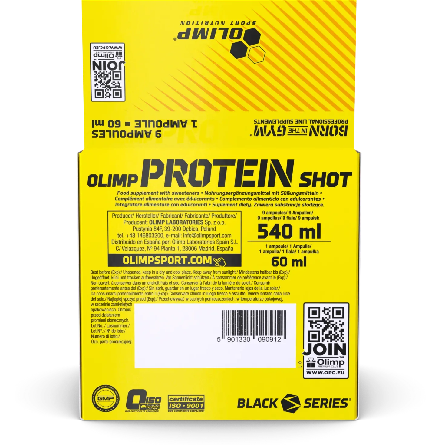 Olimp Protein Shot Orange (9x60ml)