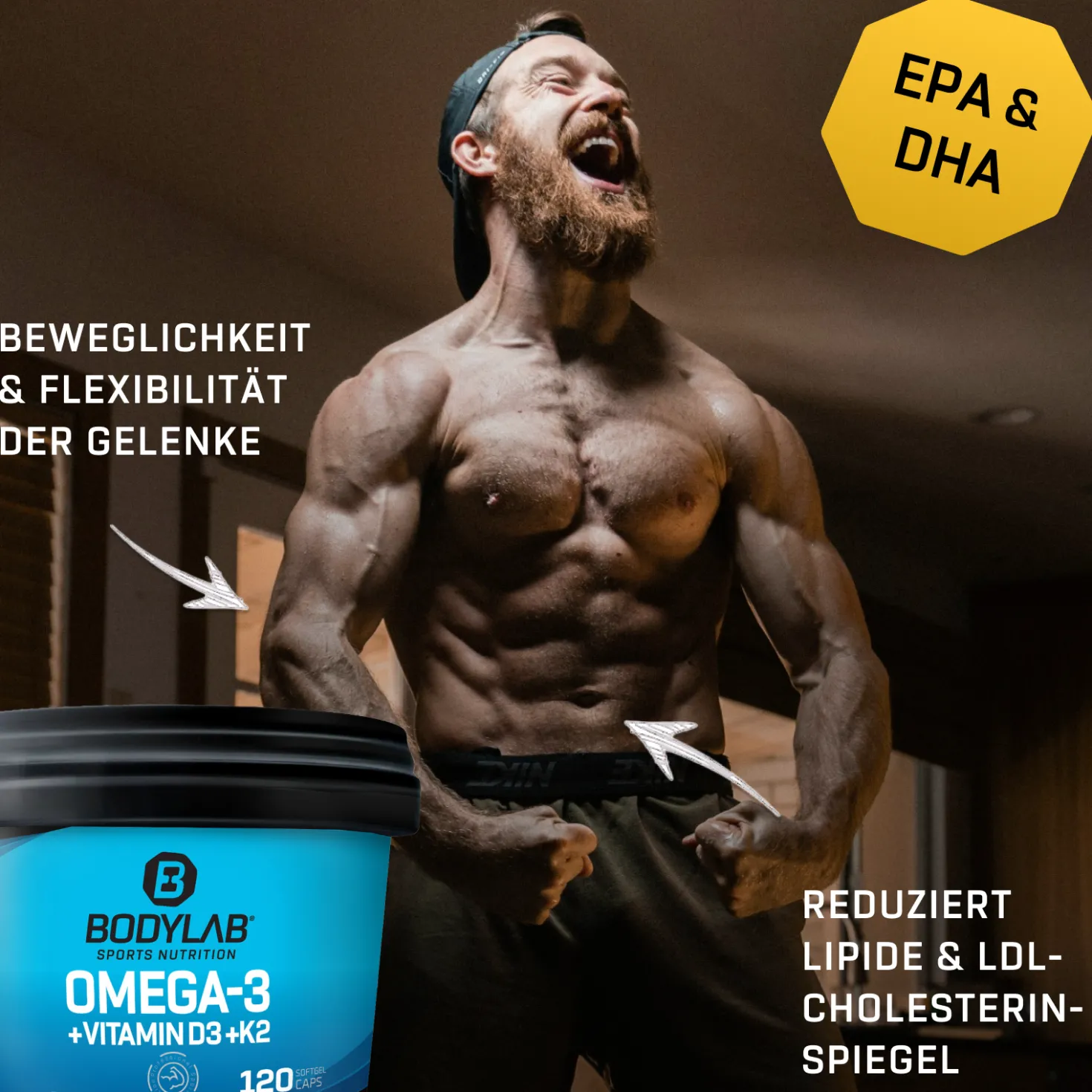 Omega-3 + Vitamin D3 + K2 Extreme (120 Kapseln)