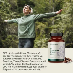 OPC Traubenkernextrakt + Vitamin C Kapseln (200 Kapseln)