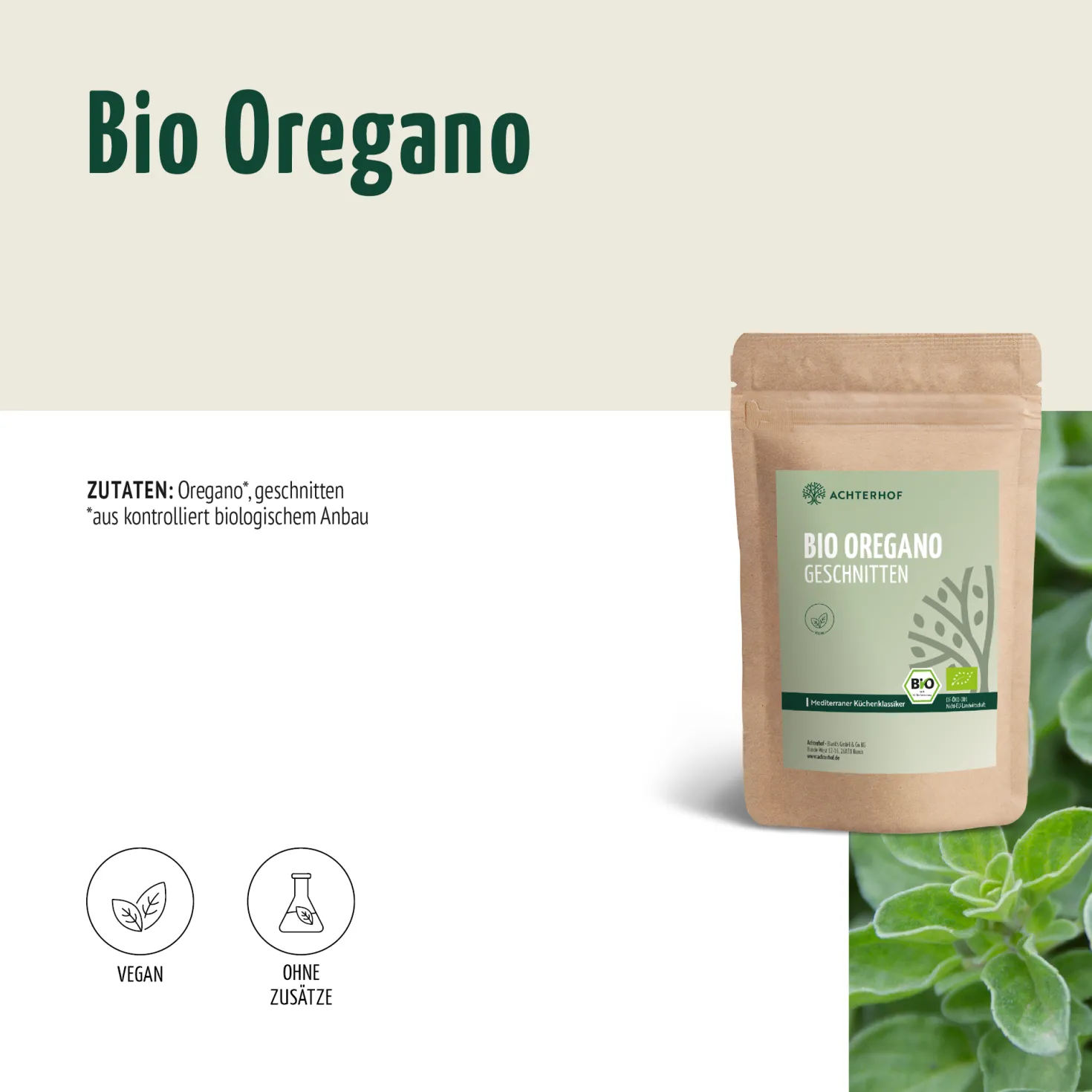 Oregano geschnitten Bio (250g)