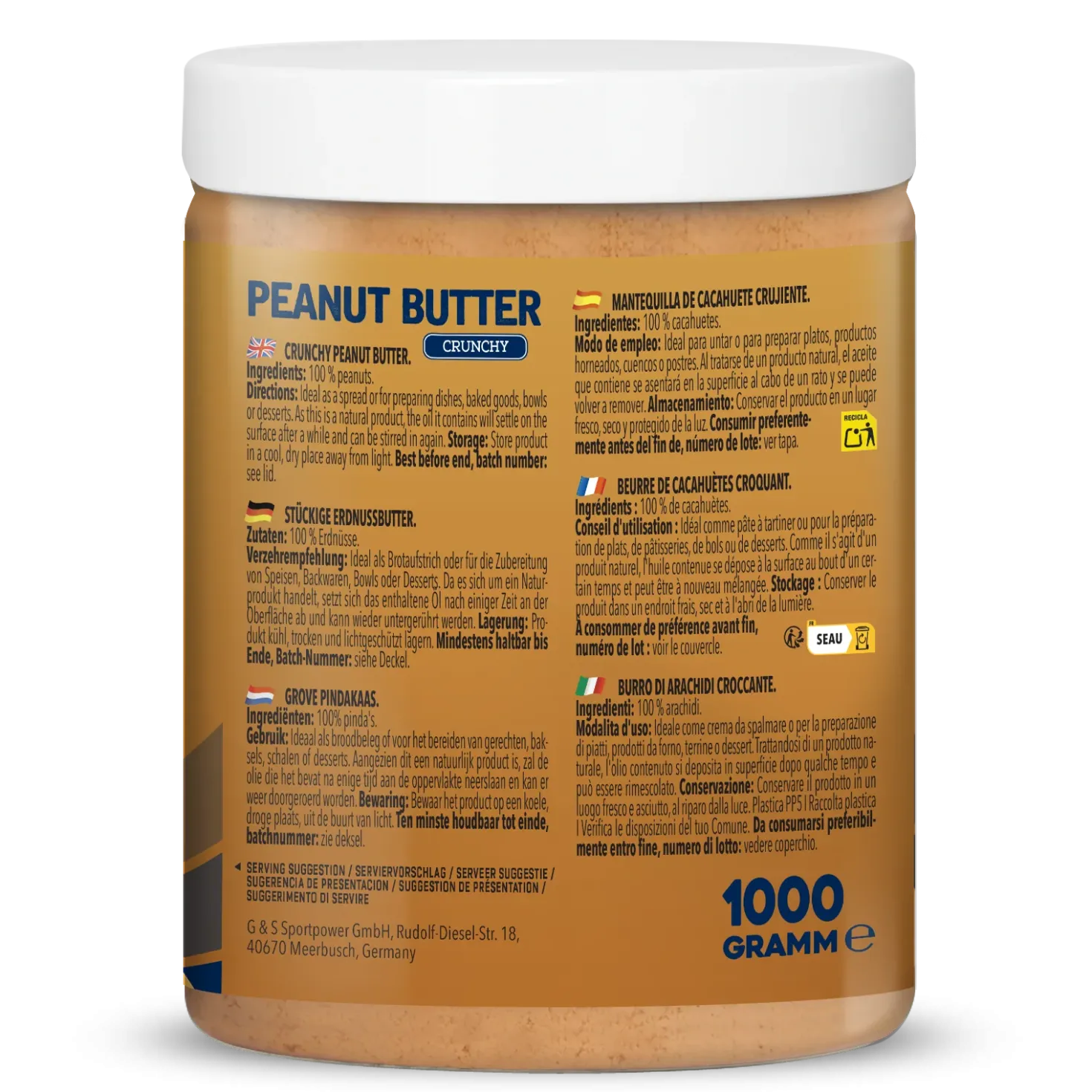 100% Peanut Butter (1000g)