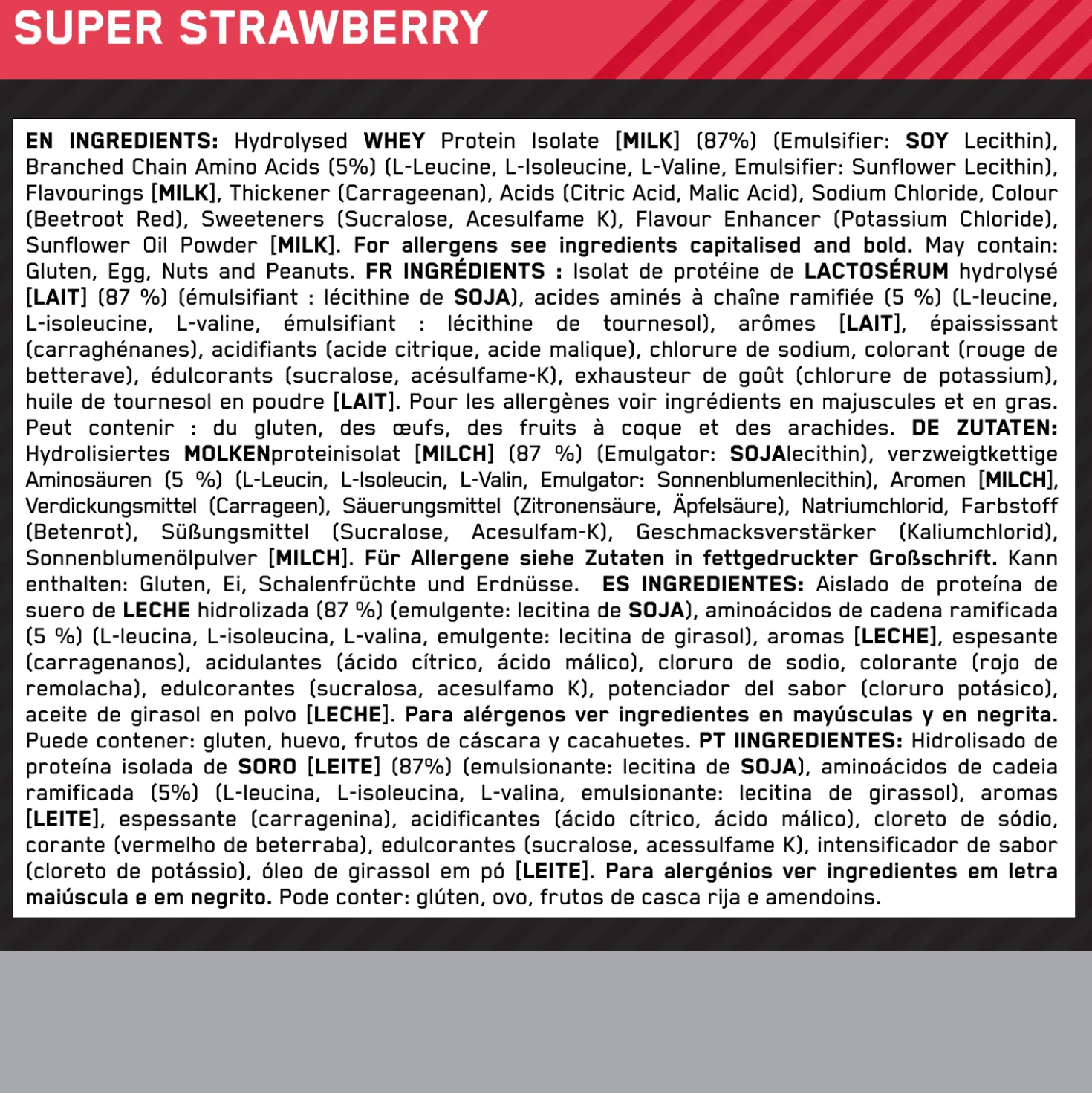Platinum Hydro Whey (1600g)