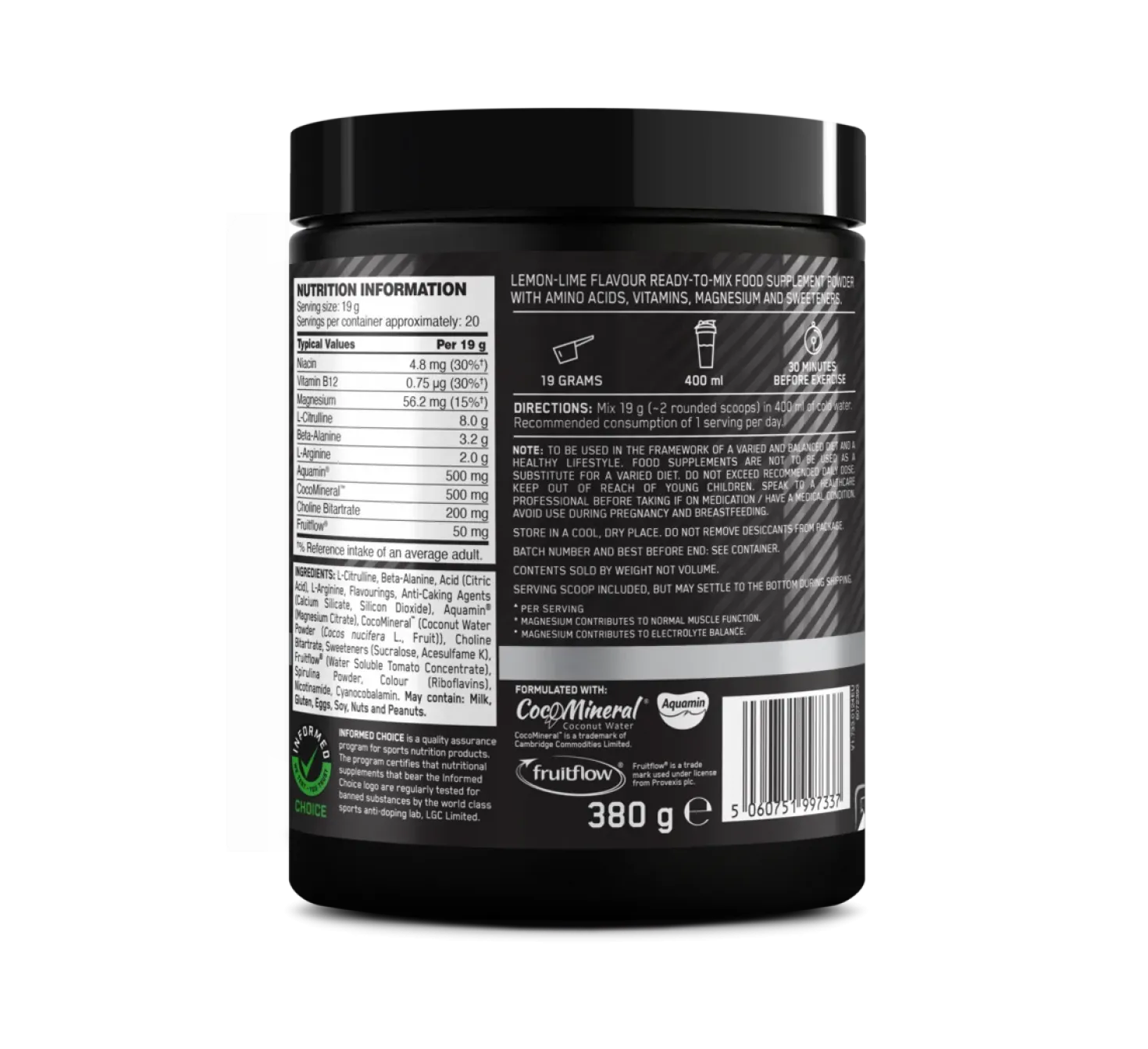 Platinum Pump Pre-Workout (380g)