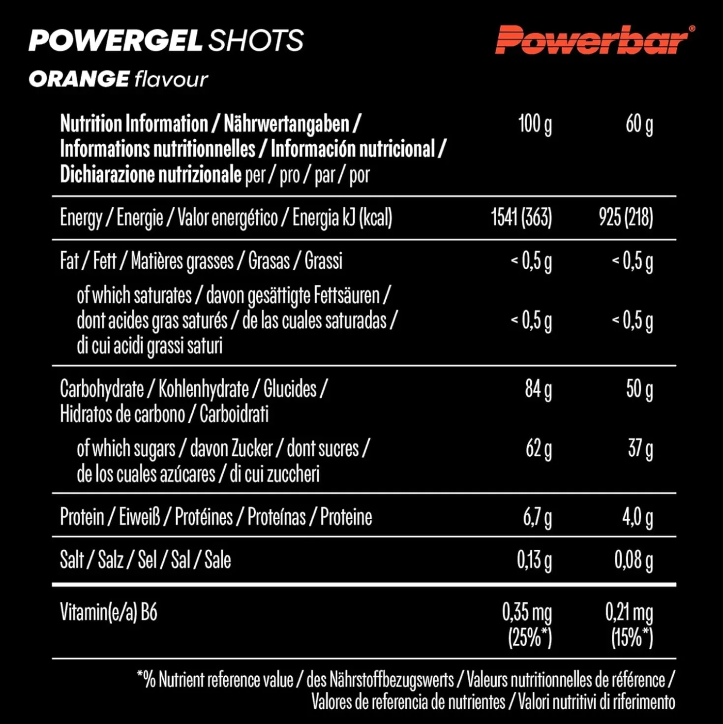 Powergel Shots (24x60g)