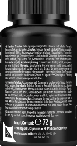 Premium Tribulus (90 Kapseln)