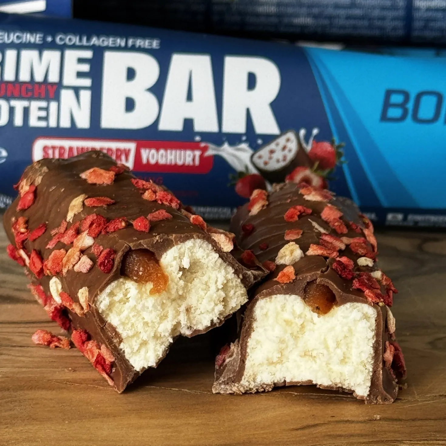 Prime Crunchy Protein Bar - 3g Leucin (12x65g)