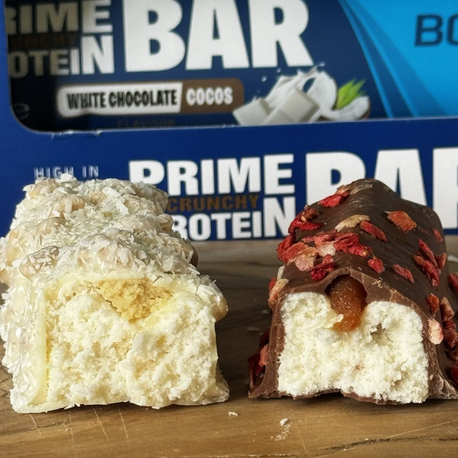 Prime Crunchy Protein Bar - 3g Leucin (12x65g)