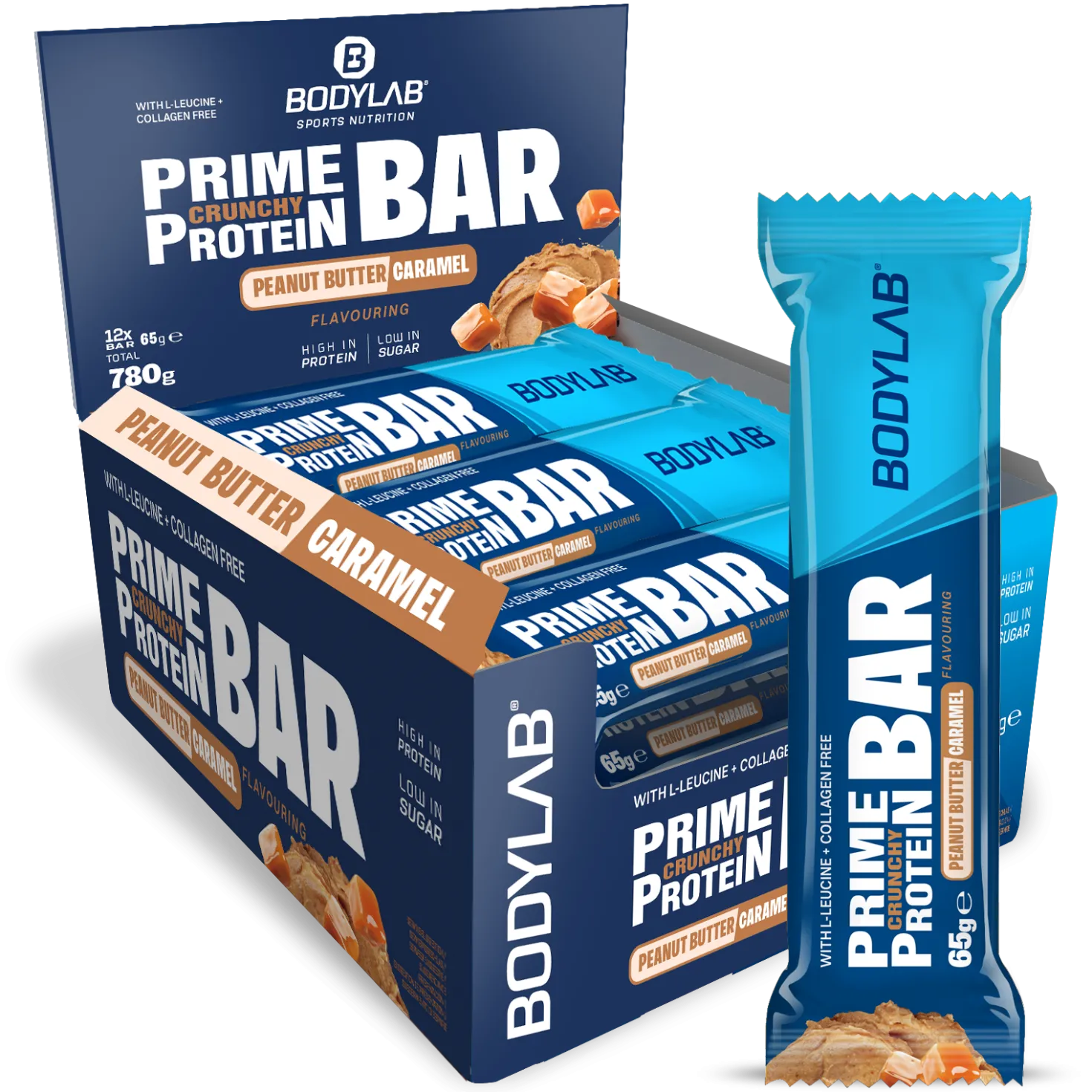 Prime Crunchy Protein Bar - 2 g Leucin (12x65g)