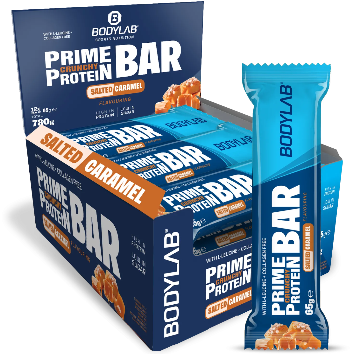 Prime Crunchy Protein Bar - 2 g Leucin (12x65g)