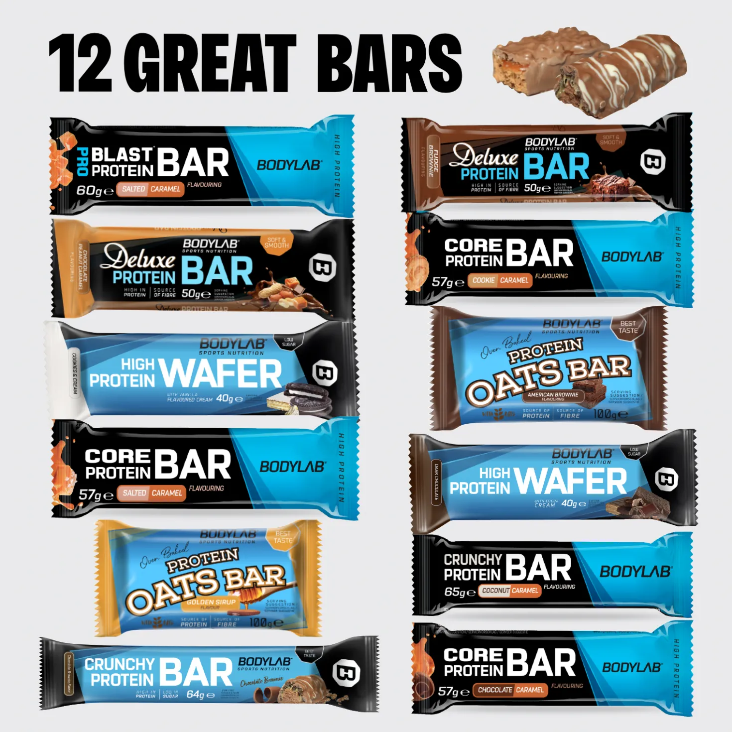Protein Bar MIX BOX 2 (12x40g-100g)