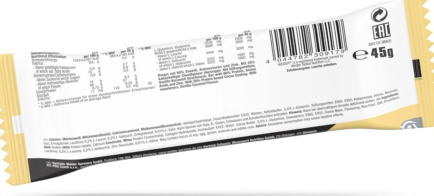 60% Protein Bar (24x45g)