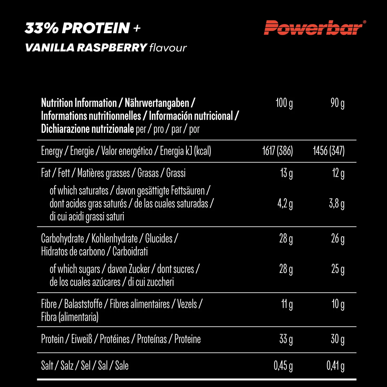 33% Protein+ Bar (10x90g)