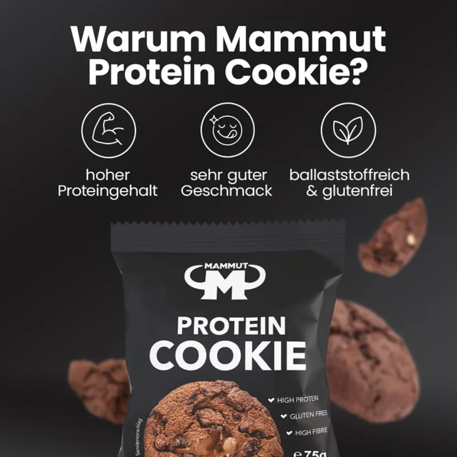 Protein Cookie Triple Chocolate (75g)