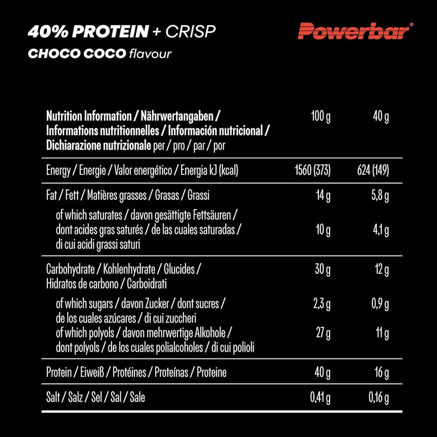 40% Protein+ Crisp (12x40g)