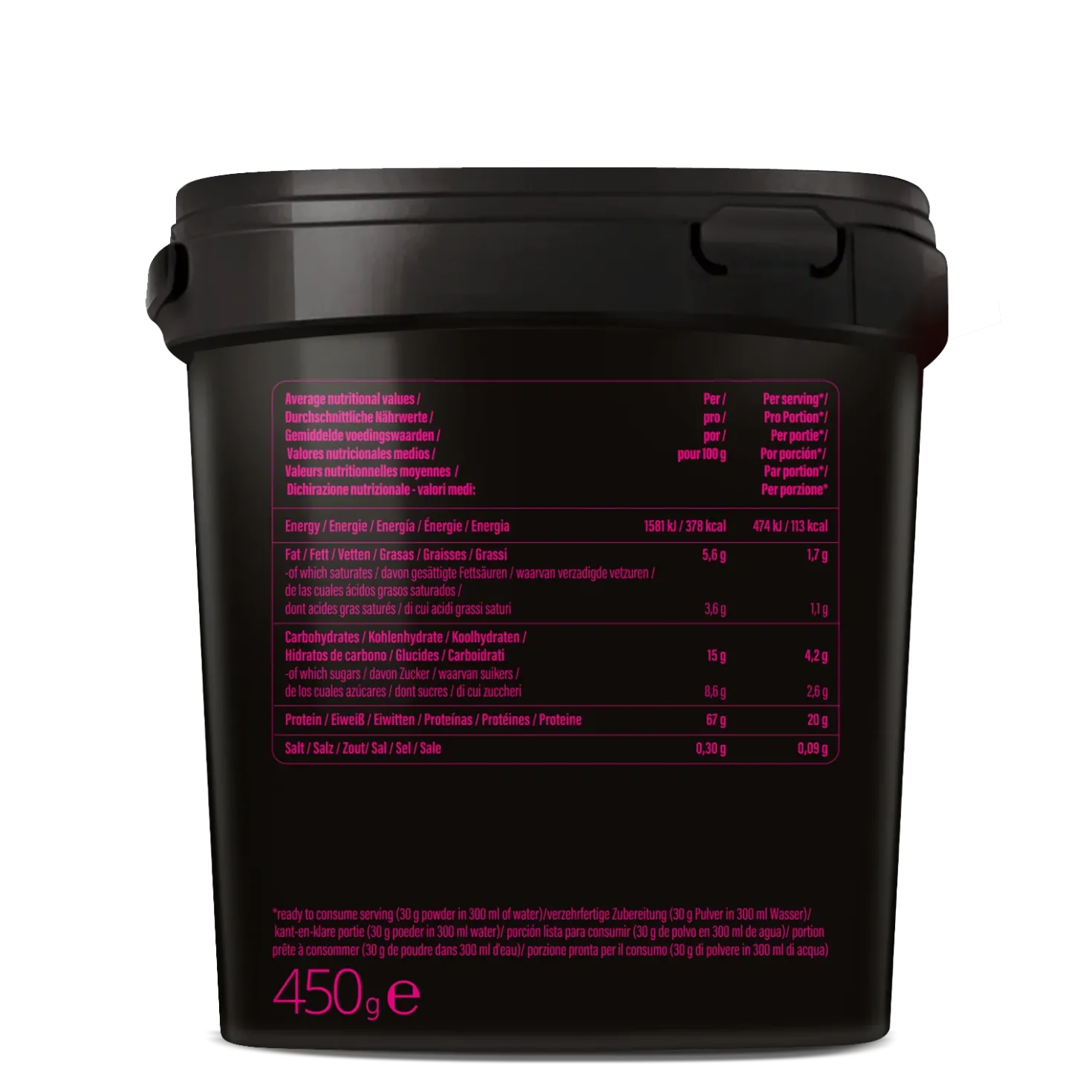 Protein Matcha Raspberry (450g)