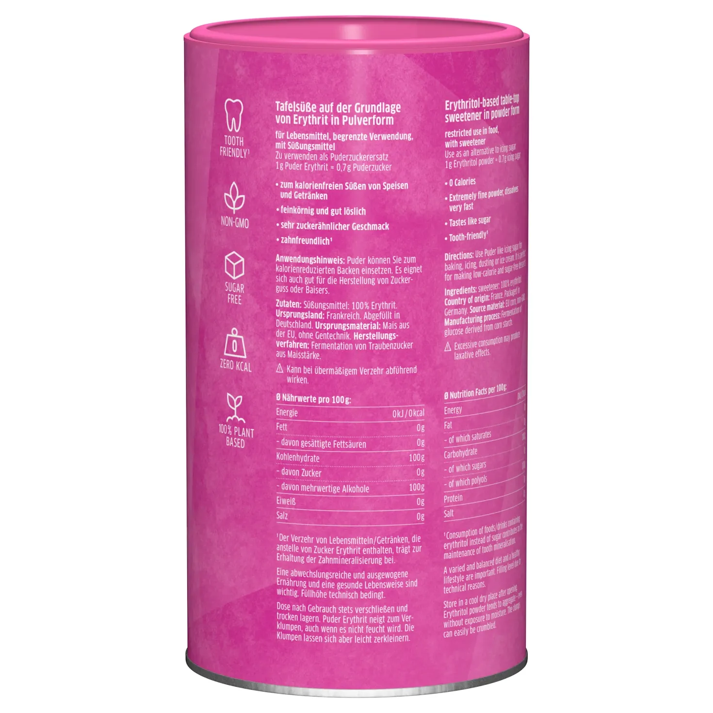 Puder Xucker aus Erythrit (600g)