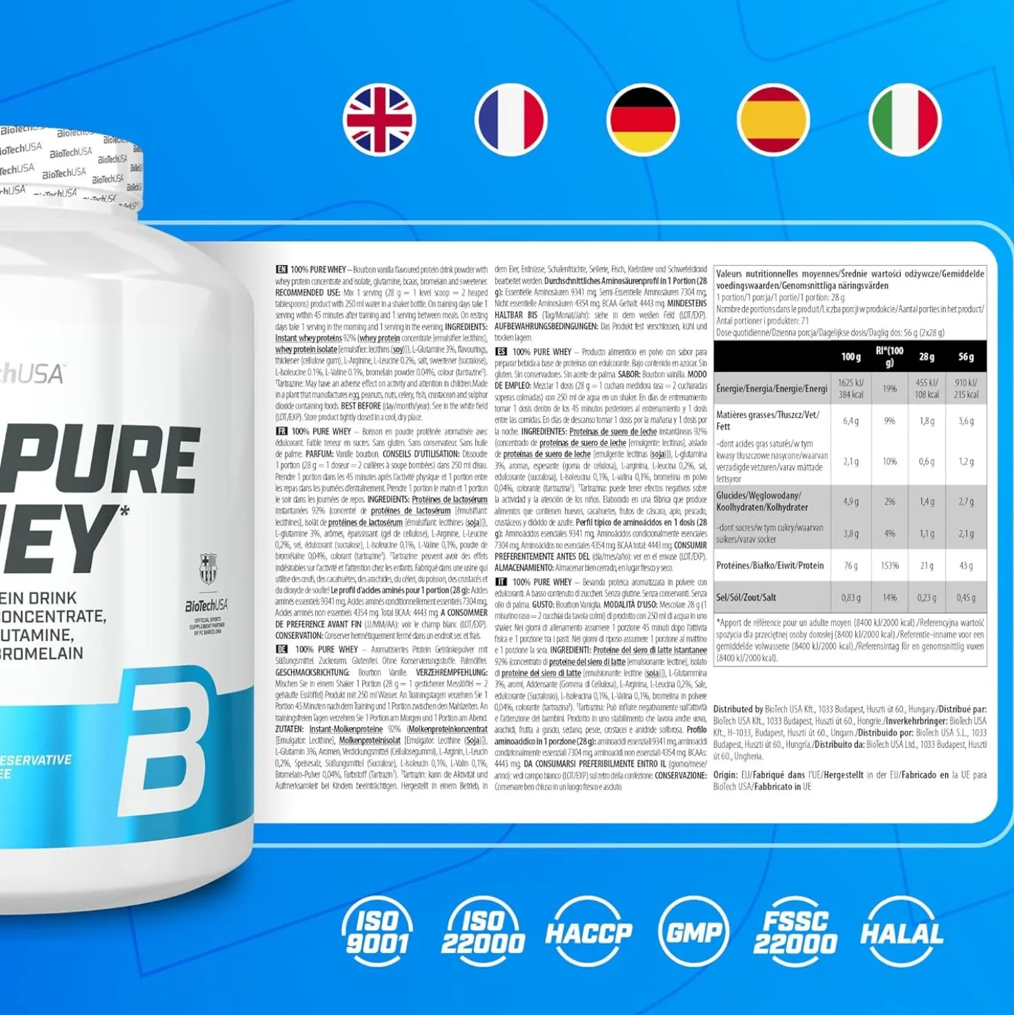 100% Pure Whey (2000g)