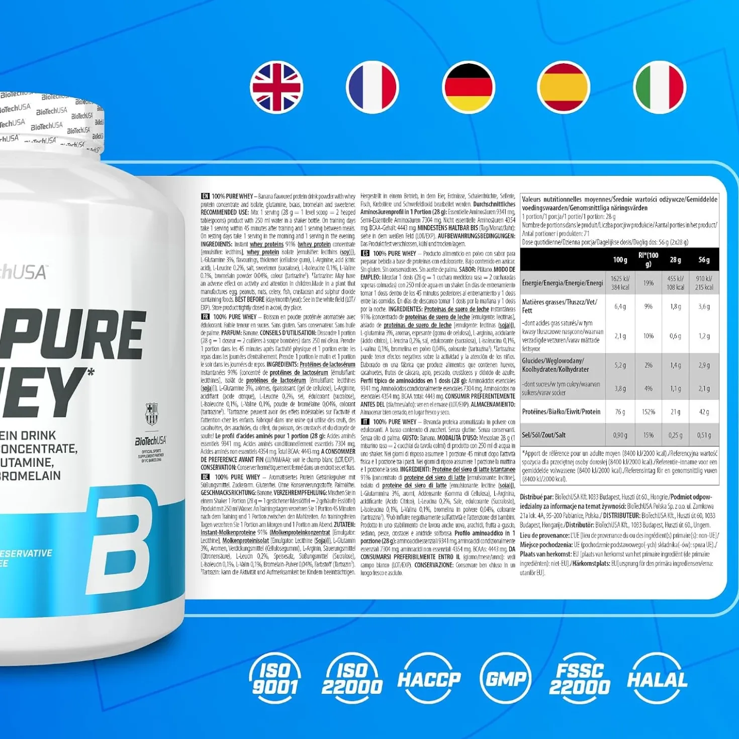 100% Pure Whey (2000g)
