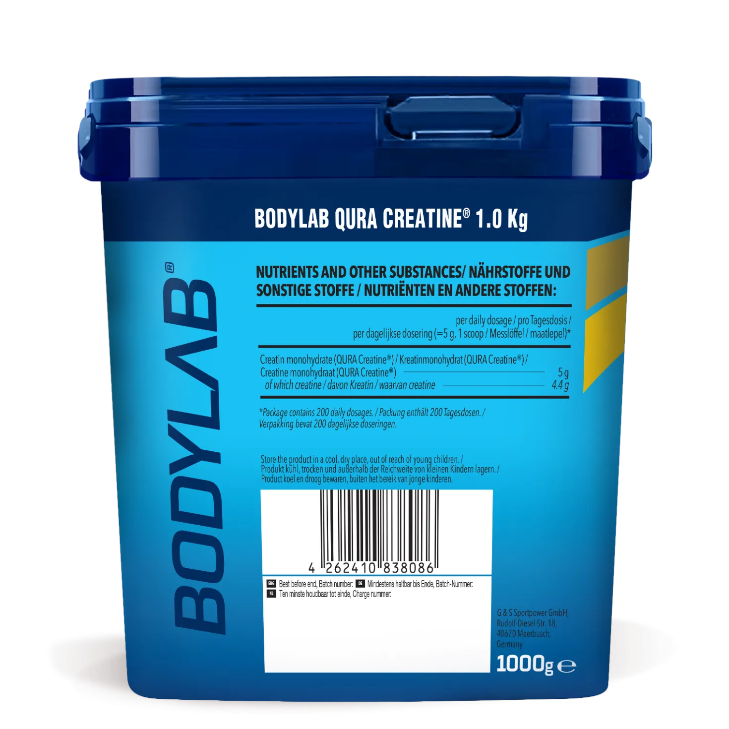 QURA Creatine™ Monohydrate (1000g)