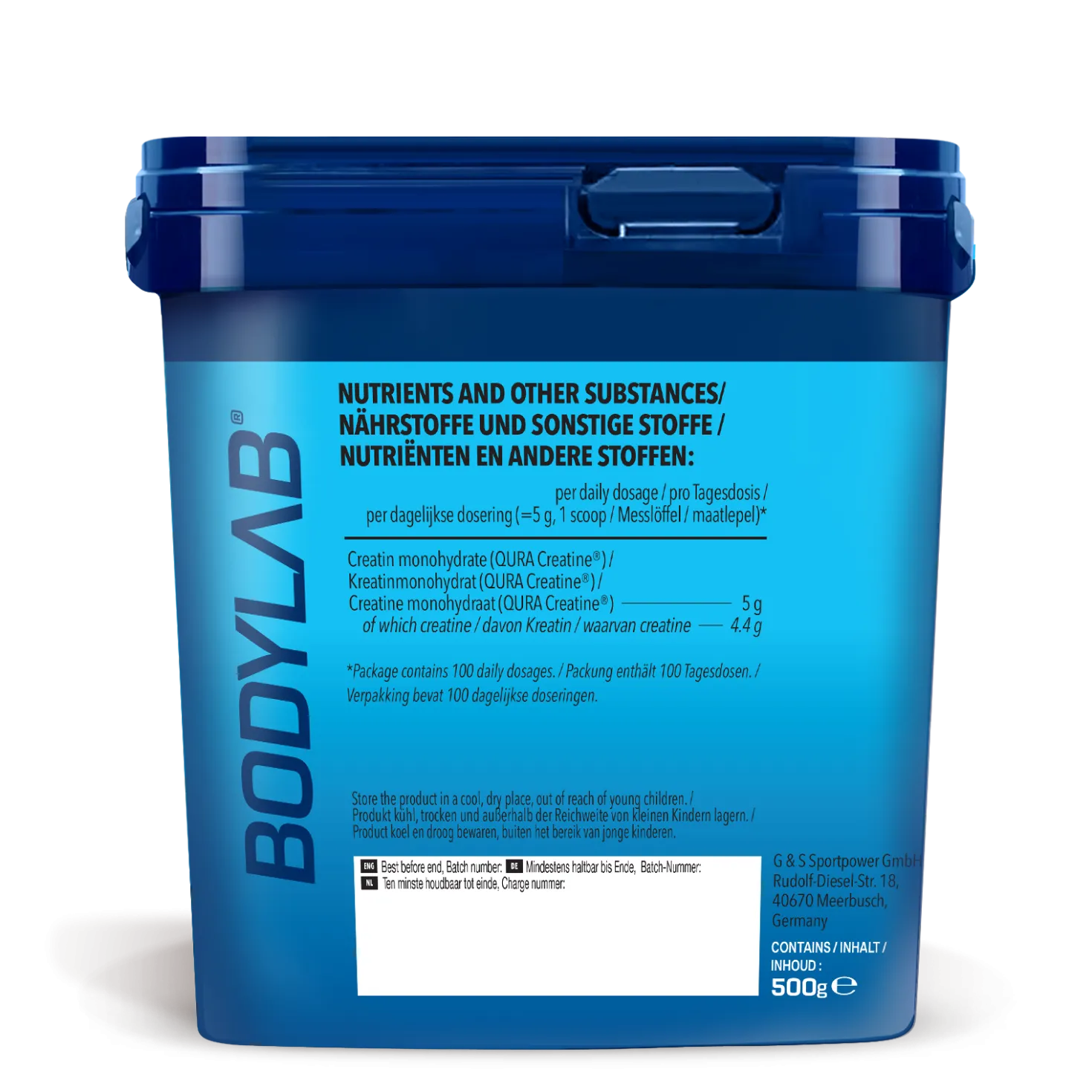 QURA Creatine™ Monohydrate (500g)