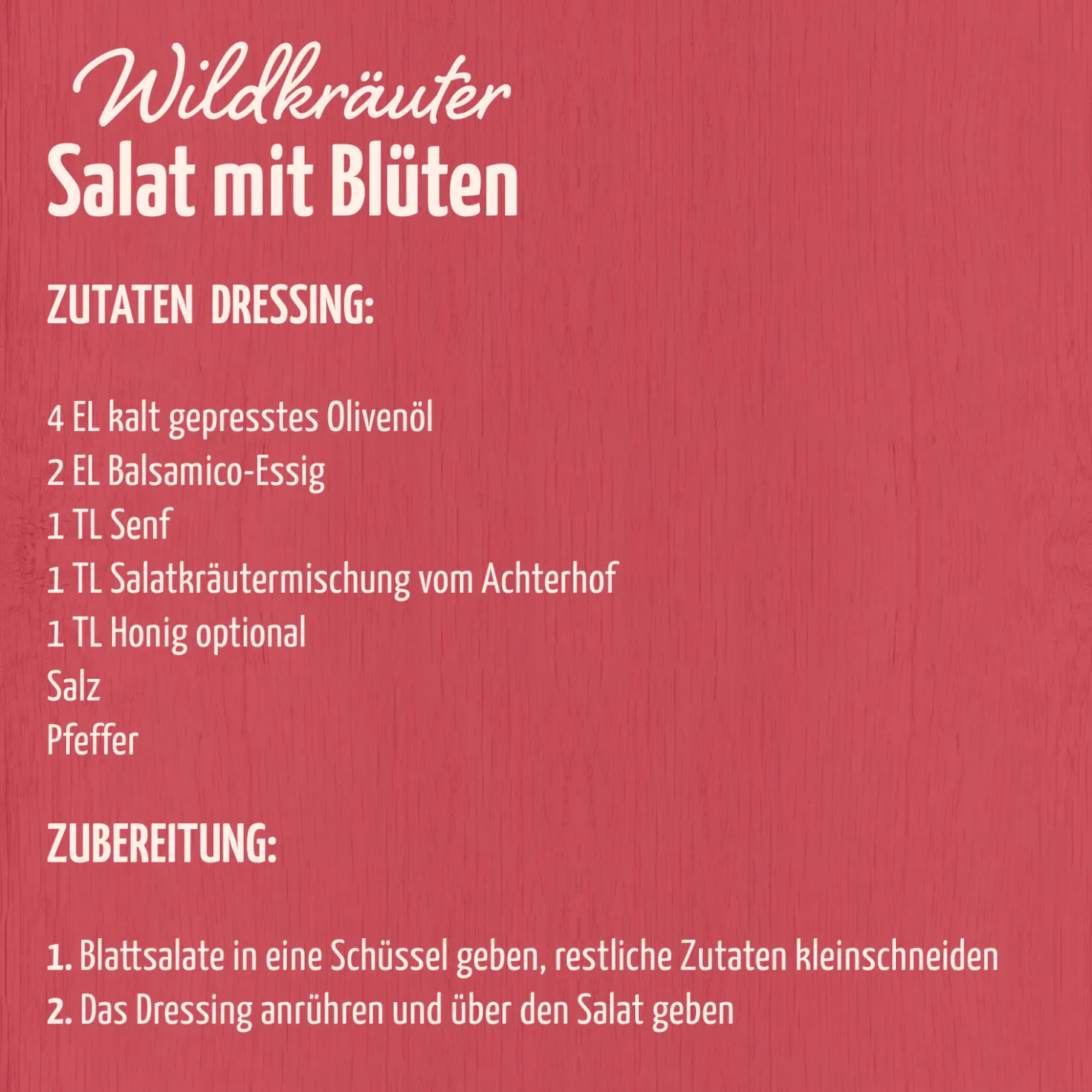 Salatkräuter Gewürzmischung Bio (100g)