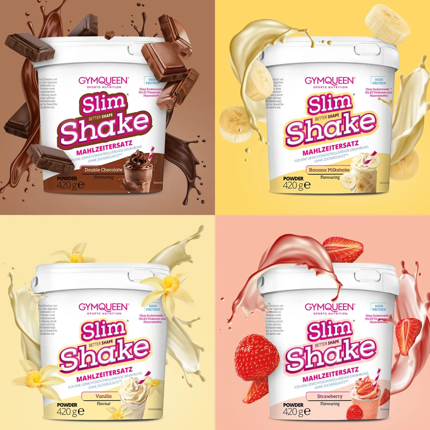 Slim Shake 4er Pack
