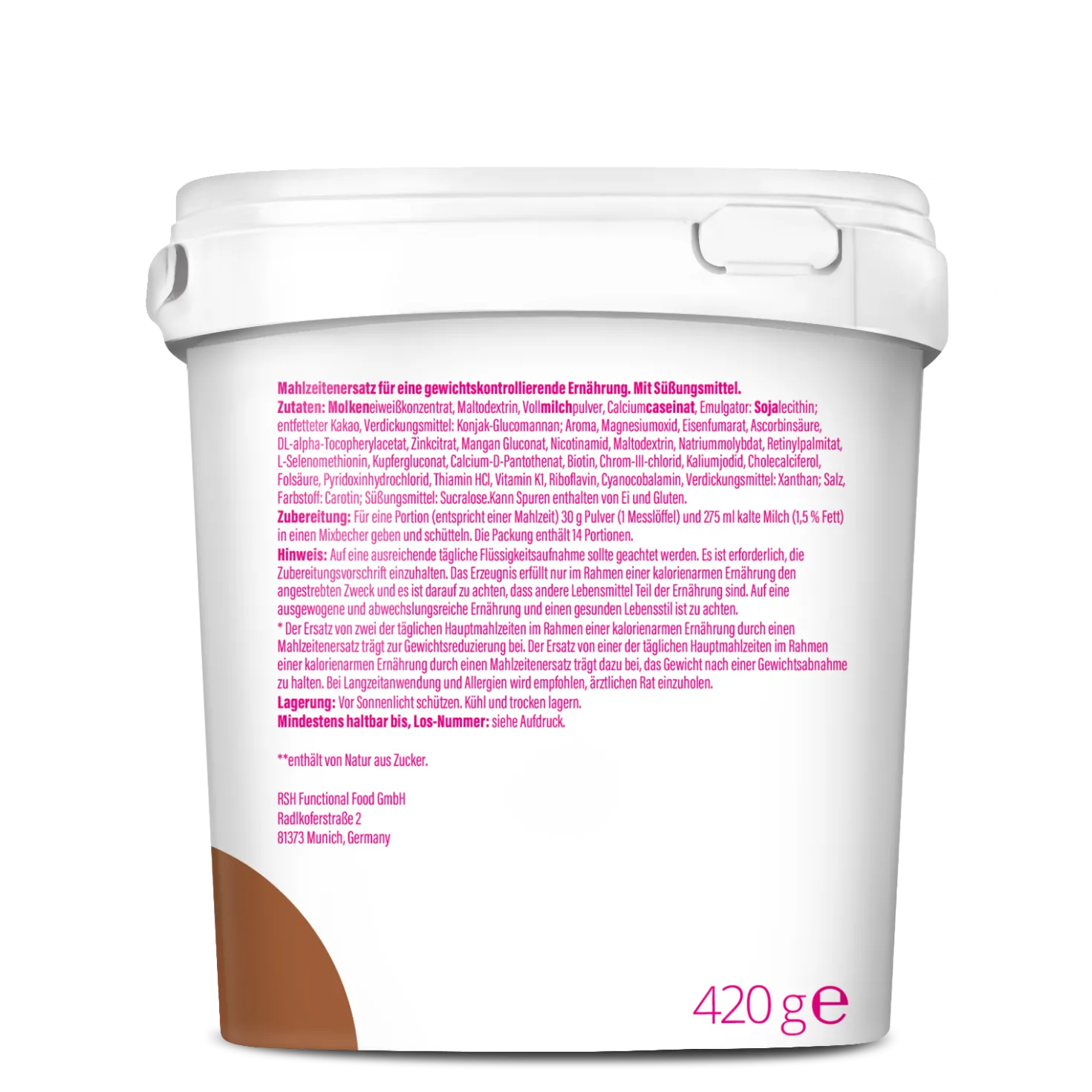 Slim Shake Mahlzeitersatz-Shake (420g)